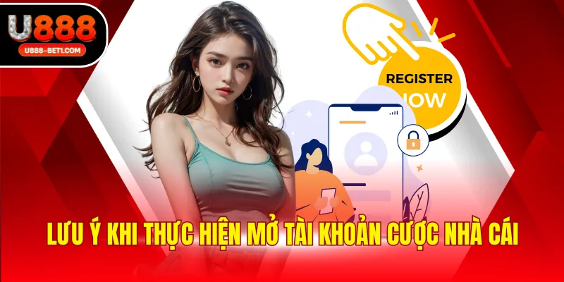 Lưu ý khi thực hiện mở tài khoản cược nhà cái